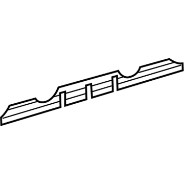 5097375AA Mopar SILENCER-Shelf Extension Illustration 1 of 1