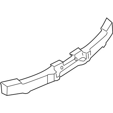Mopar MR971013 Rear Bumper Beam MR971013 Mopar Rear Bumper Beam Illustration 1 of 1