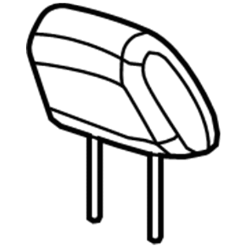 1NQ86BD3AA Mopar Front Headrest Illustration 1 of 1