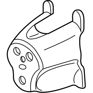 55155933AC Mopar Spare Tire Bracket Illustration 1 of 1