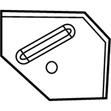 52122417AD Mopar Shield-Engine Mount Illustration 1 of 1