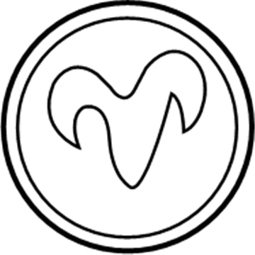 MN101004 Mopar Cap-Disc Wheel Illustration 1 of 1