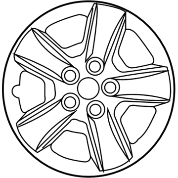 MR641144 Mopar Cover-Disc Wheel Illustration 1 of 1