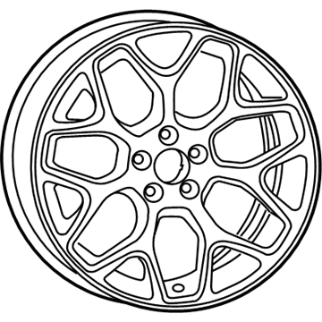2017 Chrysler 200 Spare Wheel - 1WM48AAAAB