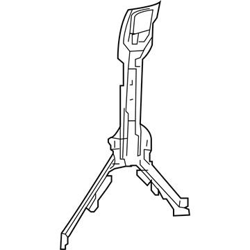 68009330AA Mopar Side Panel Reinforcement Illustration 1 of 1