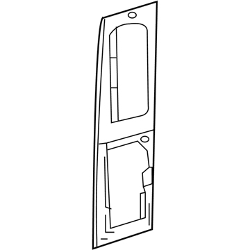 Mopar 68009319AA Panel-Inner 68009319AA Mopar Panel-Inner Illustration 1 of 1