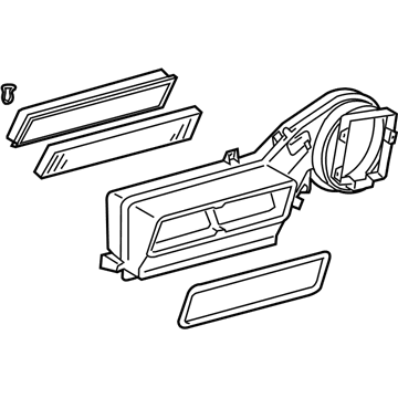 5133439AA Mopar Cover-A/C And Heater Illustration 1 of 1