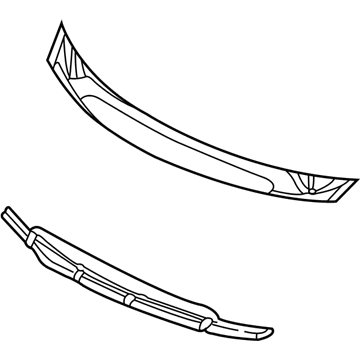 4717553AF Mopar Cowl Top Grille Illustration 1 of 1