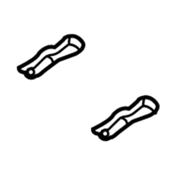 Mopar 5018663AA Bracket-COWL Grille 5018663AA Mopar Bracket-COWL Grille Illustration 1 of 1