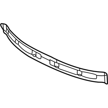 Mopar 4860754AA Reinforcement 4860754AA Mopar Reinforcement Illustration 1 of 1