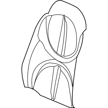 WK951DVAA Mopar Seat Back Passenger Cover Illustration 1 of 1