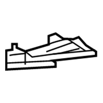 Mopar 5108298AB Instrument Panel Closeout 5108298AB Mopar Instrument Panel Closeout Illustration 1 of 1