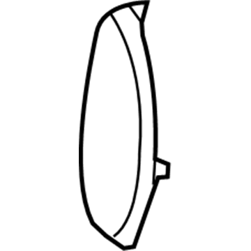 1SV39DX9AC Mopar Instrument Panel End Cap End Illustration 1 of 1