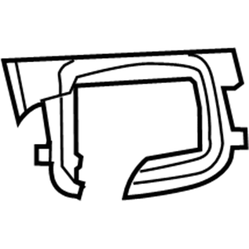 Mopar 1TQ50LA8AE Bezel-Steering Column SHROUD 1TQ50LA8AE Mopar Bezel-Steering Column SHROUD Illustration 1 of 1