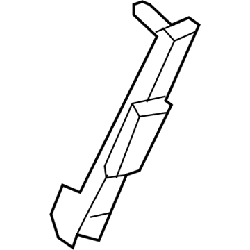 4664338AD Mopar Bezel-Seat Belt Turning Loop Illustration 1 of 1