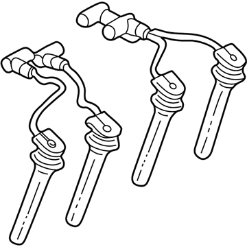5033266AC Mopar Ignition Cable Illustration 1 of 1