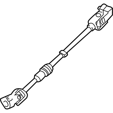 Jeep Wrangler Steering Shaft - 52080012AF