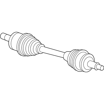 4578601AA Mopar Axle Shaft-Cv Joint Half Shaft Left Illustration 1 of 1