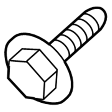 6101952 Mopar Hexagon Flange Head Tapping Screw Illustration 1 of 1