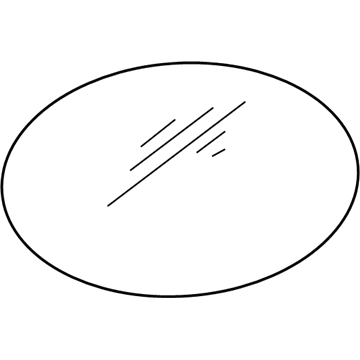 Mopar 5069108AA Mirror Replacement Mirror 5069108AA Mopar Mirror Replacement Mirror Illustration 1 of 1