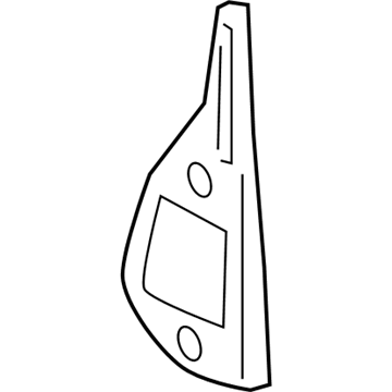 Mopar UT15XTMAA Mirror Opening Cover Bezel UT15XTMAA Mopar Mirror Opening Cover Bezel Illustration 1 of 1