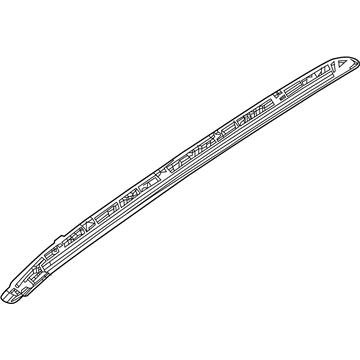 5UR19RXFAC Mopar Luggage Rack Side Rail Illustration 1 of 1