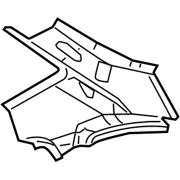 5074087AB Mopar D Pillar Upper Reinforcement Illustration 1 of 1