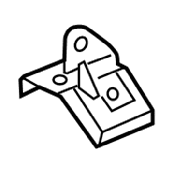 Mopar 55364048AA Bracket-Hood Prop Rod 55364048AA Mopar Bracket-Hood Prop Rod Illustration 1 of 1
