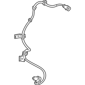 4764677AD Mopar Anti-Lock Brakes Sensor Illustration 1 of 1