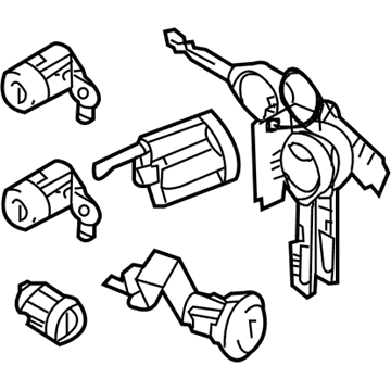 MR990838 Mopar Key-Key Set Illustration 1 of 1