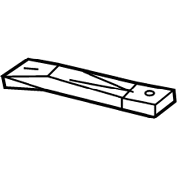5105672AC Mopar Vapor Canister Bracket Illustration 1 of 1