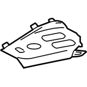 5123790AA Mopar Power Window/Door Lock Switch Bezel Illustration 1 of 1