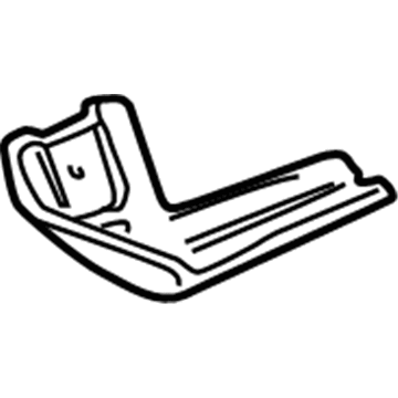 4580090AB Mopar Cap End-Floor Pan Rail Illustration 1 of 1
