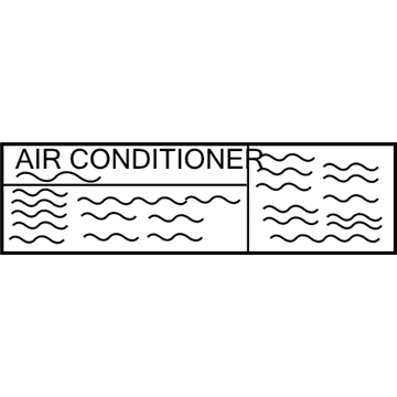MR513120 Mopar Label-REFRIGERANT Caution Illustration 1 of 1