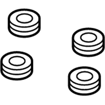 Mopar 5014754AA SPACER-Air DEFLECTOR 5014754AA Mopar SPACER-Air DEFLECTOR Illustration 1 of 1