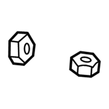 6501279 Mopar Hexagon Flange Lock Nut Illustration 1 of 1