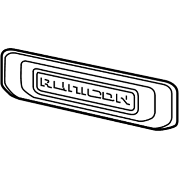 68293980AA Mopar Closeout Panel Illustration 1 of 1