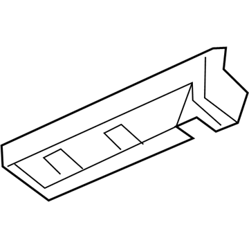 Mopar 68081433AB Sill Molding 68081433AB Mopar Sill Molding Illustration 1 of 1
