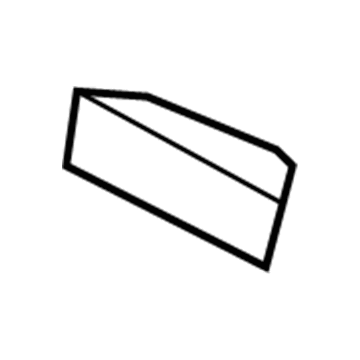 1KT52XDVAB Mopar Release Handle Bezel Cover Illustration 1 of 1