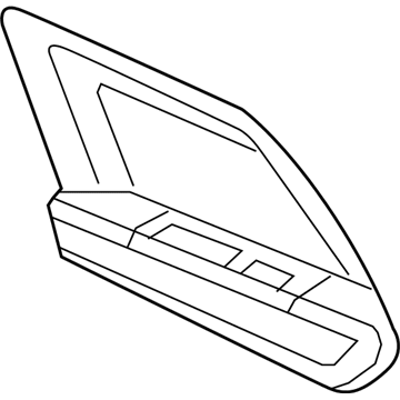 1AA24DK2AB Mopar Rear Door Bolster Illustration 1 of 1