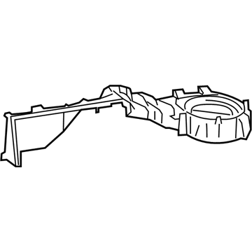 5143147AA Mopar Housing-A/C And Heater Upper Illustration 1 of 1