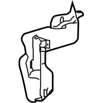 5143116AA Mopar Cover-Heater Core Tubes Illustration 1 of 1