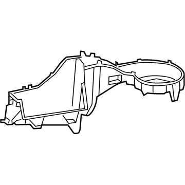 5143148AA Mopar Housing-A/C And Heater Lower Illustration 1 of 1
