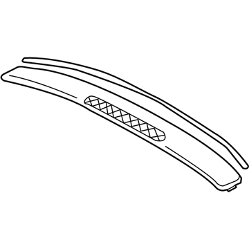 5HM59ZJ8AC Mopar Defroster Grille Illustration 1 of 1