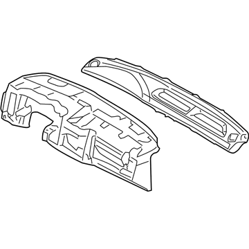 Mopar 1HY721J8AB Instrument Panel 1HY721J8AB Mopar Instrument Panel Illustration 1 of 1