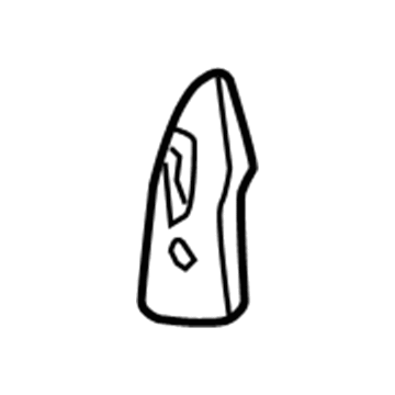 5JH99ZJ8AA Mopar Instrument Panel End Cover Illustration 1 of 1