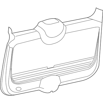 Mopar XC23DKAAA Panel-DECKLID XC23DKAAA Mopar Panel-DECKLID Illustration 1 of 1