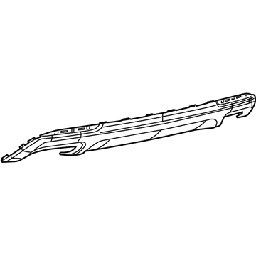68235679AB Mopar Panel-Rear FASCIA VALANCE Illustration 1 of 1