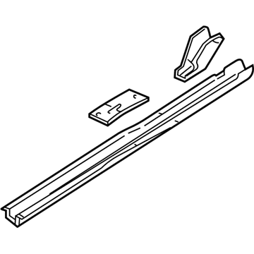 4878873AA Mopar Rail-Front Floor Pan Illustration 1 of 1