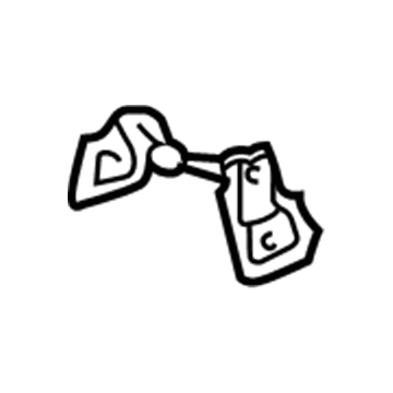 4878909AA Mopar Instrument Panel Bracket Illustration 1 of 1